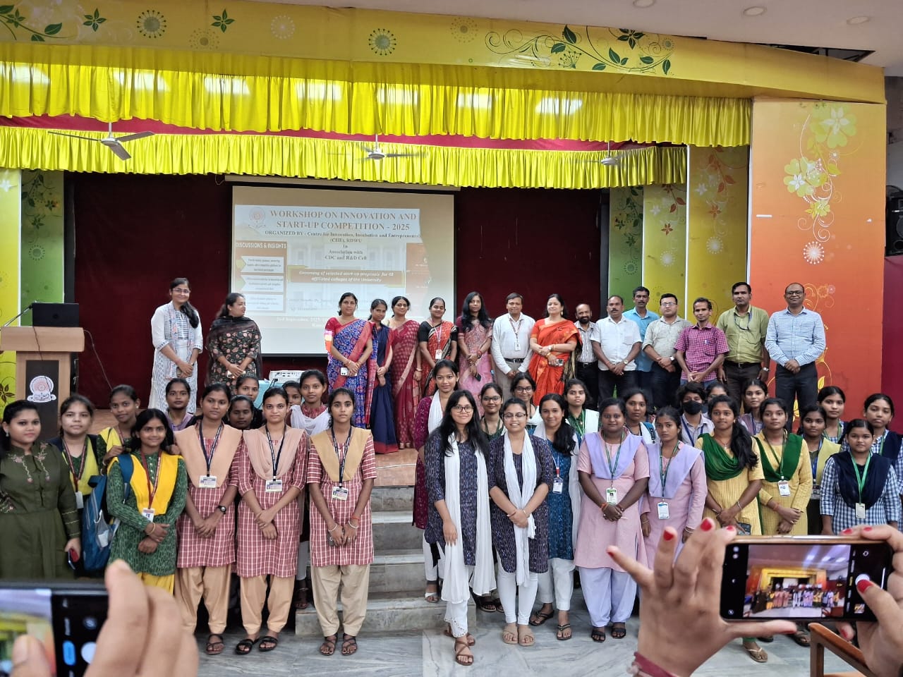 one day Workshop on Innovation and Start-up competitions- 2025 organised by RDWU